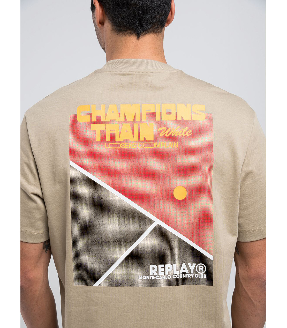 モンテカルロカントリークラブコレクションプリントTシャツ 詳細画像 カーキ 6